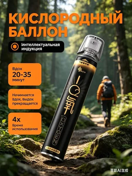 Самый популярный в 2026 годуУмный кислородный баллон,вдыхайте перед выпуском кислорода 1шт,1 бутылка крепче, чем 5 бутылок обычного