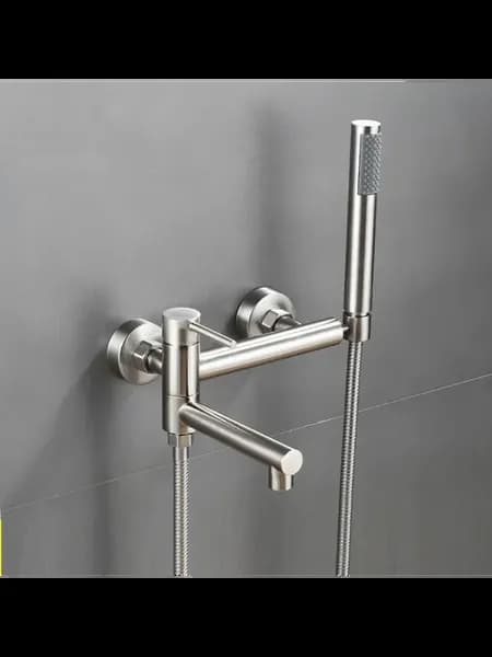 Смеситель для ванной и душа с ручкой Brushed