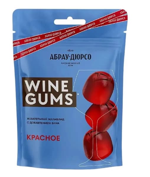 Мармелад Абрaу Дюрсо со вкусом красного вина, 70 г