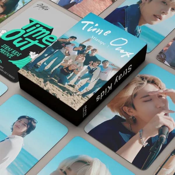 LOMO Карточки K-Pop Stray Kids (Стрей Кидс / Стрэй Кидс) Набор коллекционных фотокарточек 55 шт No Easy 5 Star