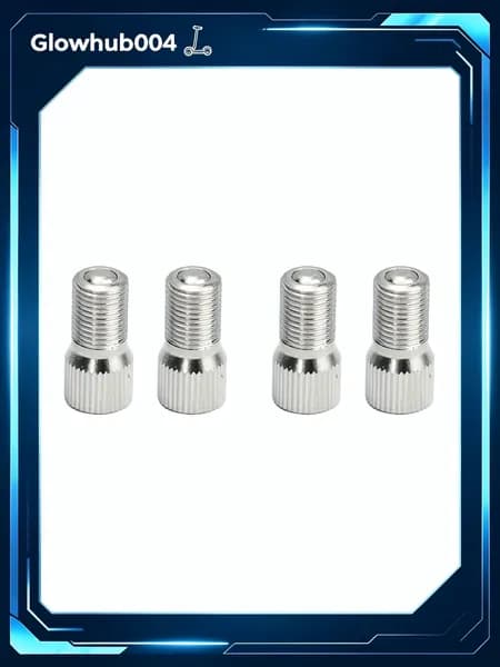 Valve extension adapter для Xiaomi M365, хром латунь, 24/19/27/39мм, серебристый, быстрый монтаж