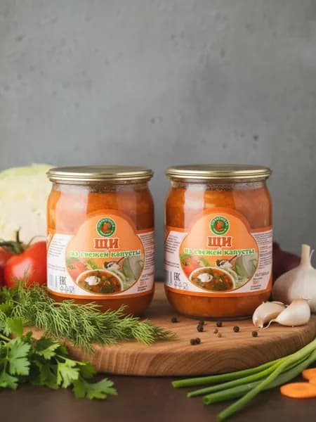 Щи из свежей капусты ГОСТ, 2 шт. по 500 г