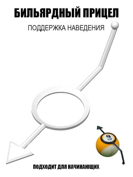 Тренер по бильярду,Бильярдный прицел