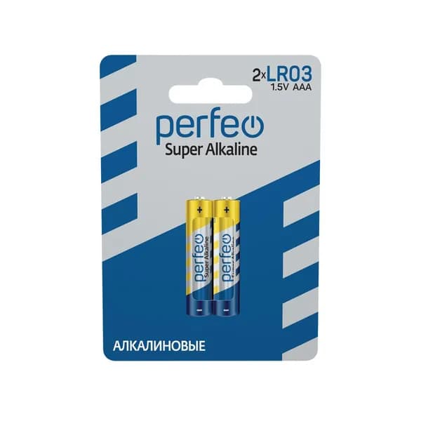 Батарейка Perfeo LR03/AAA Super Alkaline BL2 PFLR03/2BL