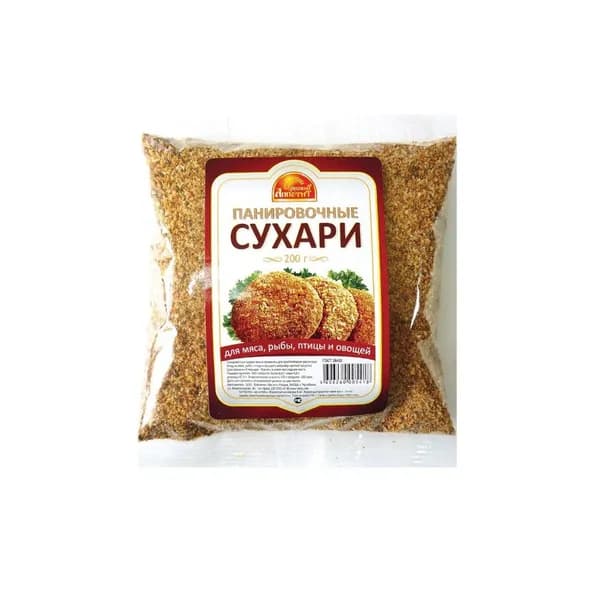 Русский аппетит Сухари панировочные, 200 гр