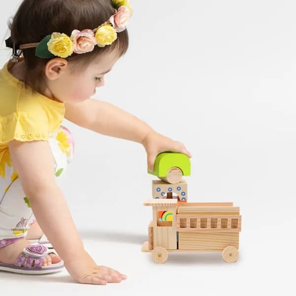 Деревянная Игрушка, Сборная Модель, Из Дерева, Для Ребят, 1 Штука