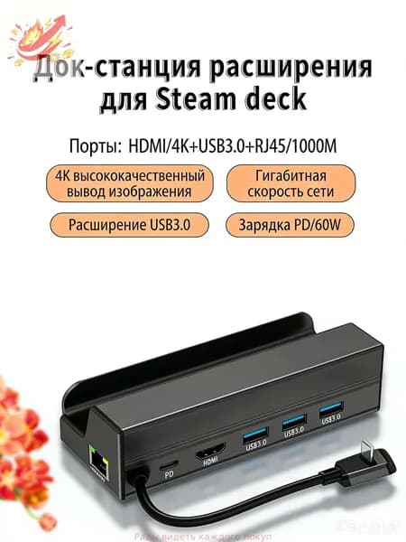 Valve Steam Deck Dock зарядная станция Не новая, но в хорошем рабочем состоянии