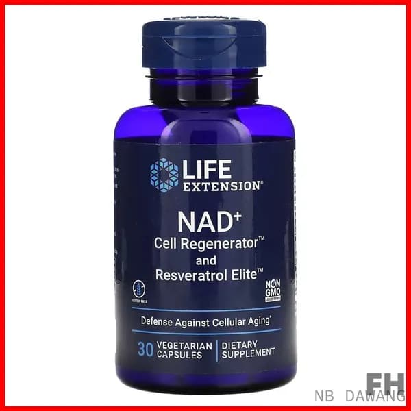 NAD + Cell Regenerator и ресвератрол, никотинамид рибозид NIAGEN, 30 вегетарианских капсул