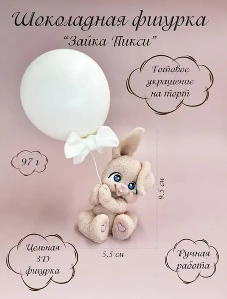 Шоколадная фигурка на торт