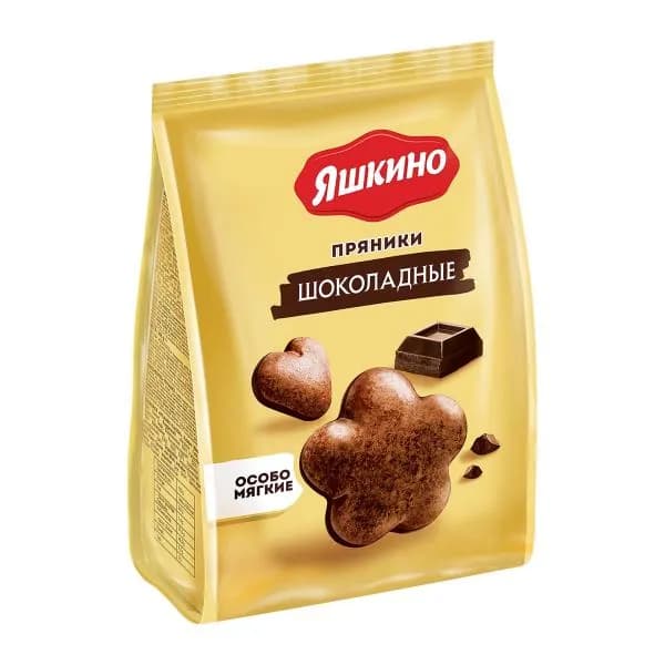 Пряники шоколадные Яшкино 350г