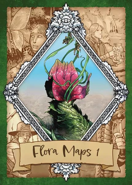Flora Maps 1, дополнительные карты местности для настольной игры Корпус Открытий