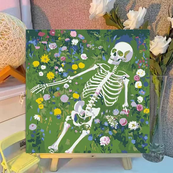 Картина по номерам, 20x20 CM, Кошки и собаки,Мультфильмы, подарки для детей, декомпрессия