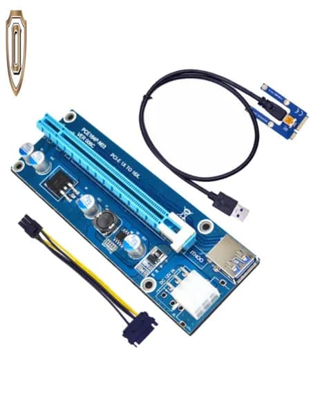 ( T R) Mini PCIe to PCI Express 16X Riser совместим с ноутбука Внешняя карта изображения EXP GDC BTC MPCIe PCI-E Slot Mining Card