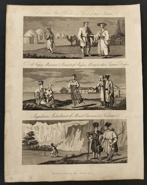 Калмыки, ногайцы, ингуши и украинцы 1810 год.