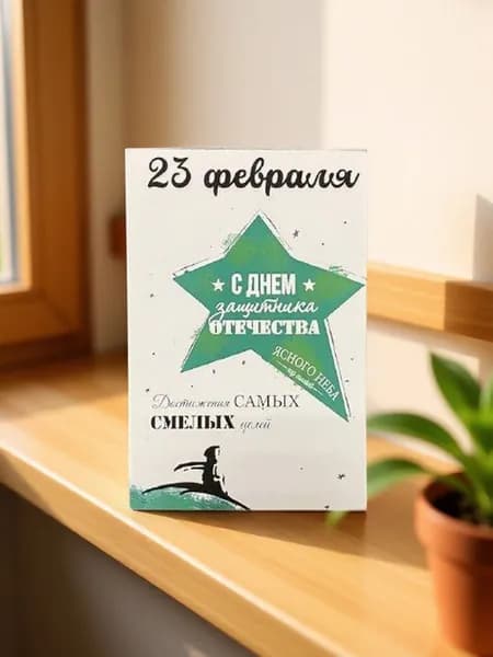 Открытка №29 "С 23 Февраля" 10*15