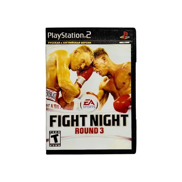Игра Sony PlayStation 2 (PS2) Fight Night Round 3 (Драки, EA Sports, 2007)