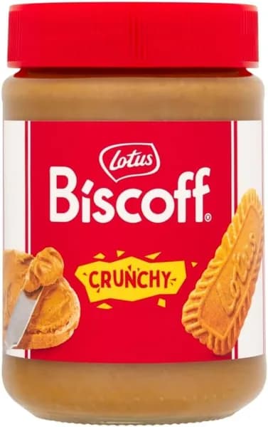 Lotus Biscoff Crunchy хрустящий Намазываемая карамелизованная бисквитная паста 380 мл