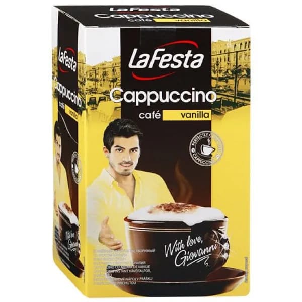 La Festa Кофейный напиток Cappuccino Ваниль, 10 шт по 12,5 г
