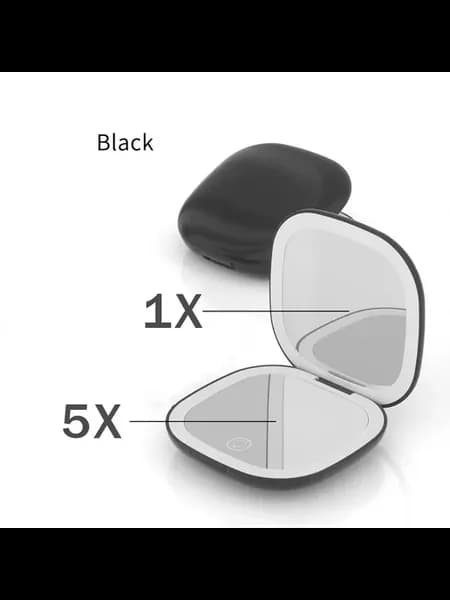 Складное зеркало 1X 5X Black