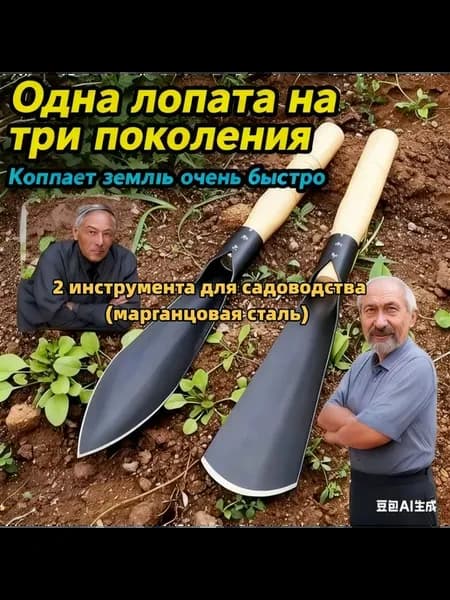 Набор садовых инструментов из марганцевой стали
