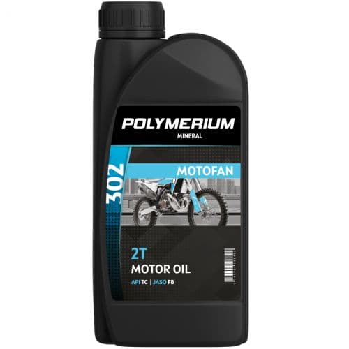 POLYMERIUM motofan 302 Не подлежит классификации по SAE Масло моторное, Минеральное, 1 л
