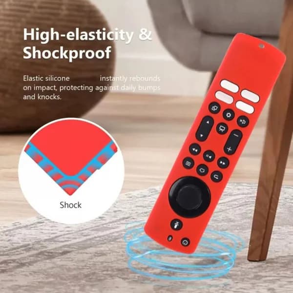 Подходит для пульта дистанционного управления frie TV4 ALEXA силиконовый рукав-Синий