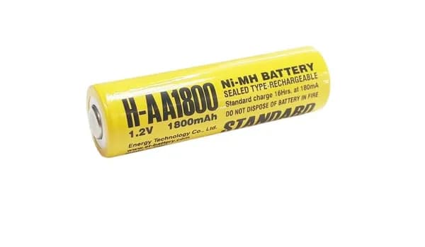 Аккумулятор Energy Technology AA OEM Standart H-AA1800 1.2v 1800mAh Ni-Mh (без пластин) , 1шт.