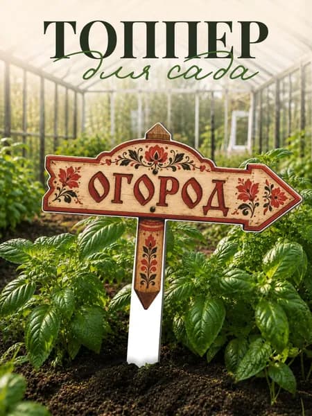 Фигурки для сада Указатель огород