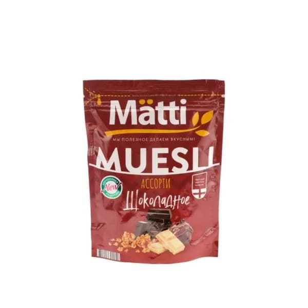 Matti Мюсли Шоколадное ассорти, 250 г