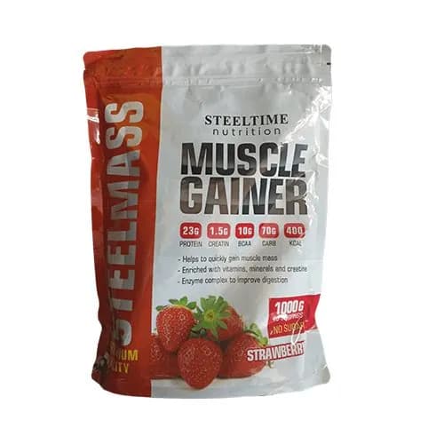 Гейнер SteelTime Nutrition Mass 1000г Шоколад