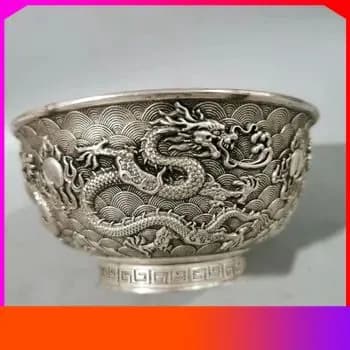 Старинная серебряная чаша, коллекция 1933 года-T&M-dingshang
