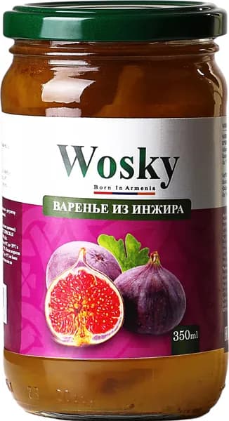 Варенье из инжира Wosky, 475 г (350 мл)