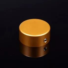 Daier Aluminium Footswitch Topper Gold - алюминиевая насадка на кнопку педали