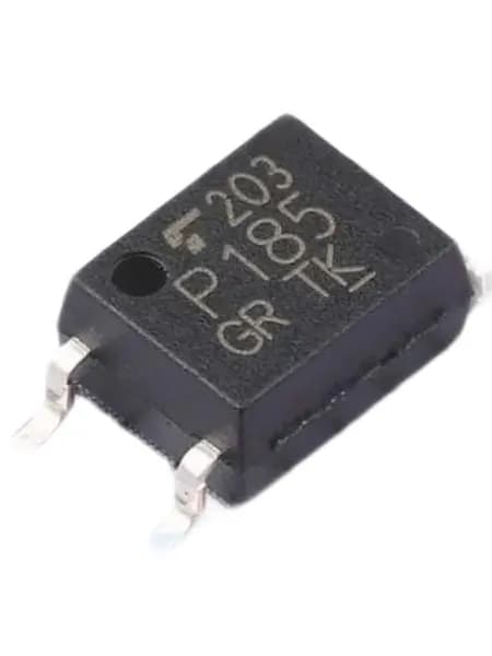 5 шт TLP185(GR-TPL,SE SOP-4; Hадписи код: P185 GR **, Транзисторный выходной оптрон