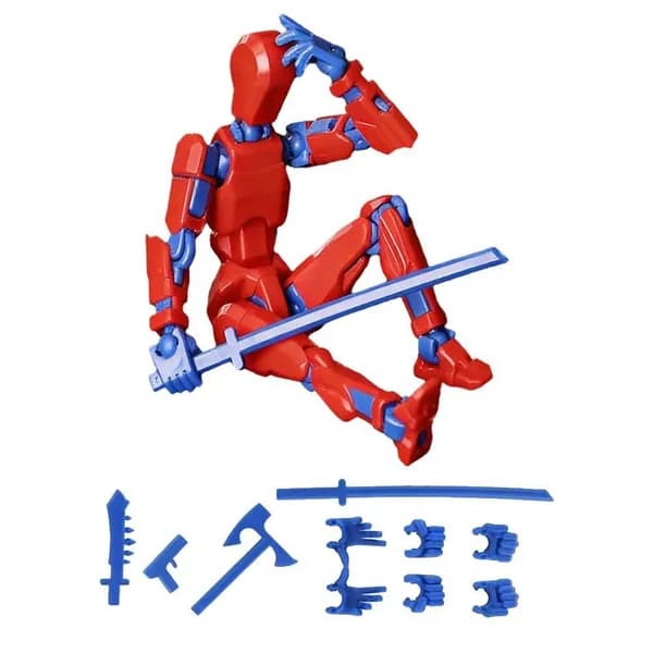 Подвижная фигурка 13 суставов, 3D модель, конструктор для сборки, механический стиль, подарок для детей, новинка 2026