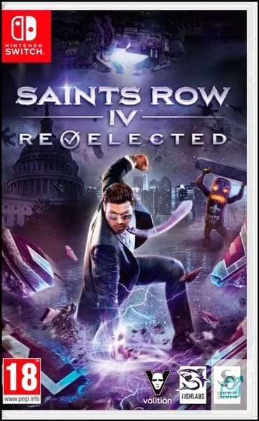 Игра Б/у Saints Row IV: Re-Elected (Nintendo Switch, Русские субтитры)