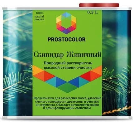 Скипидар живичный PROSTOCOLOR 0.5 л