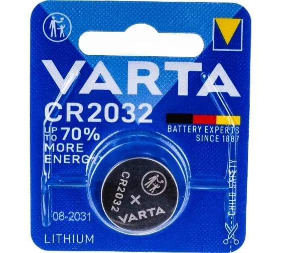 Varta Батарейка CR2032, Li (литиевый) тип, 1 шт