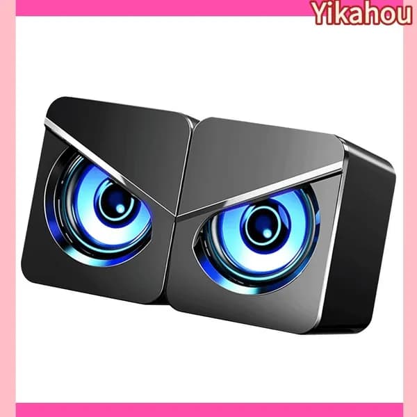 Акустическая система, стильный и мощный бас, для дома и игр