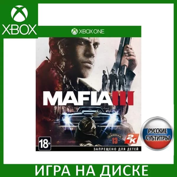 Игра Mafia 3 (III) Xbox One Русская Версия Диск на Xbox One