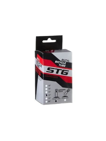 камера велосипеда STG 12"x1.75 бутиловая, гнутый автониппель,33мм