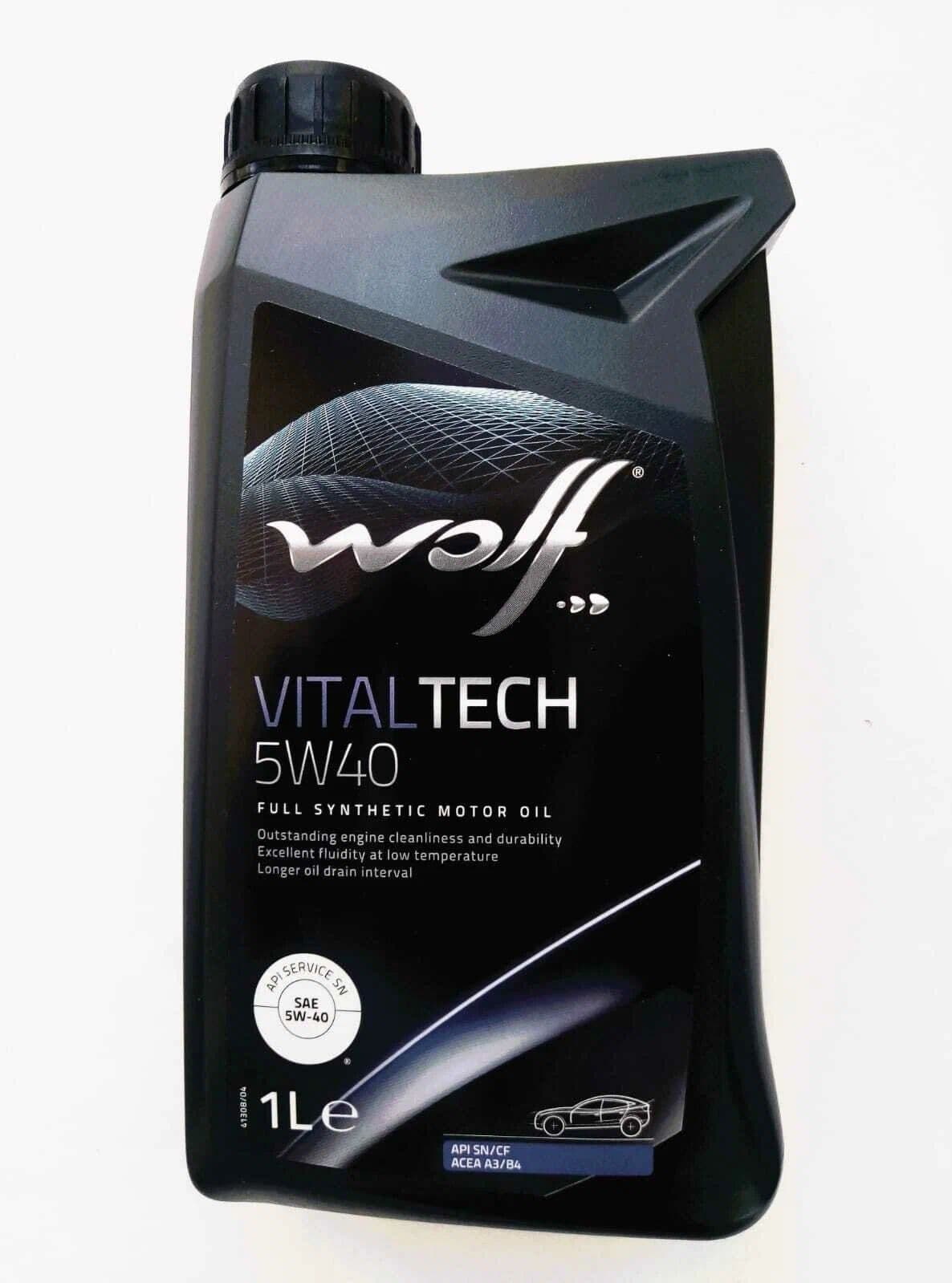 Wolf VITALTECH 5W-40 Масло моторное, Синтетическое, 1 л