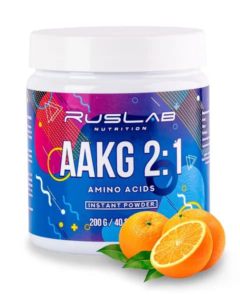 Аминокислота AAKG 2:1 (200 гр),вкус апельсин