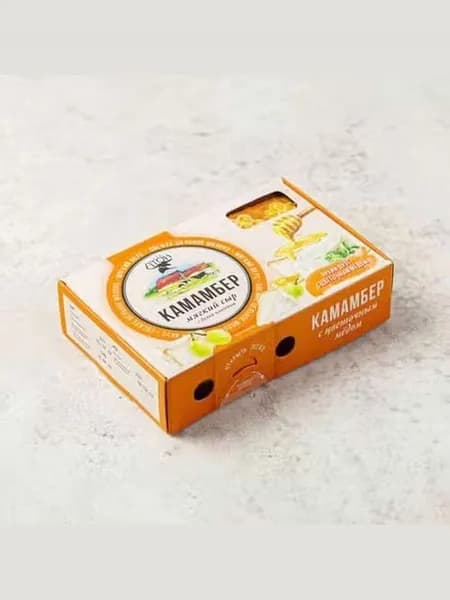 Сыр мягкий Атон Камамбер с белой плесенью и медом 50-60% БЗМЖ 100 г