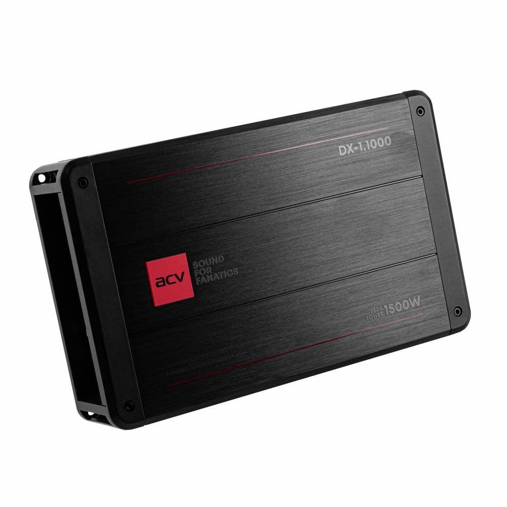 Усилитель ACV DX-1.1000 V4 1000Вт (1 канал, 2- 1 Ом, BassBoost/ D класс )