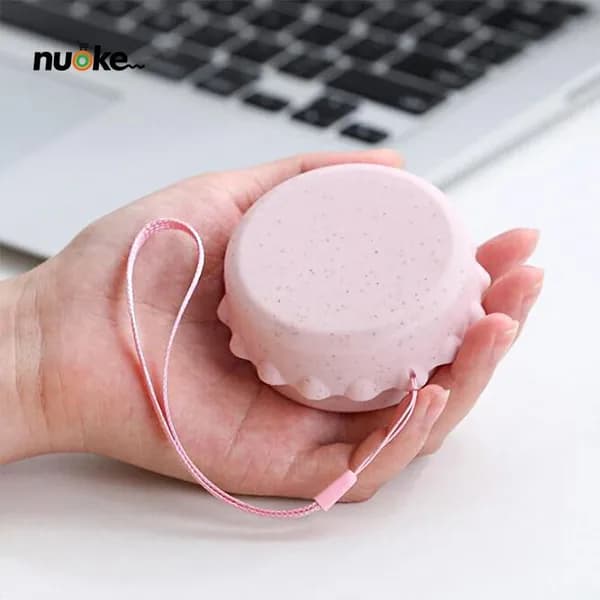 Складная силиконовая кружка с крышкой и подвесным отверстием,силиконовый,1 шт