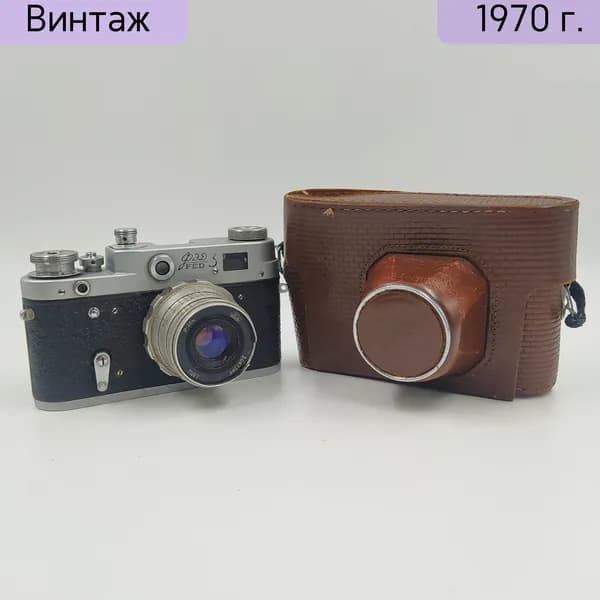 Фотоаппарат ФЭД-3 с объективом Индустар-26м Харьковский завод 1961-1979 гг СССР