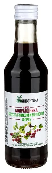 Сироп боярышника с пустырником и мелиссой форте 250 мл