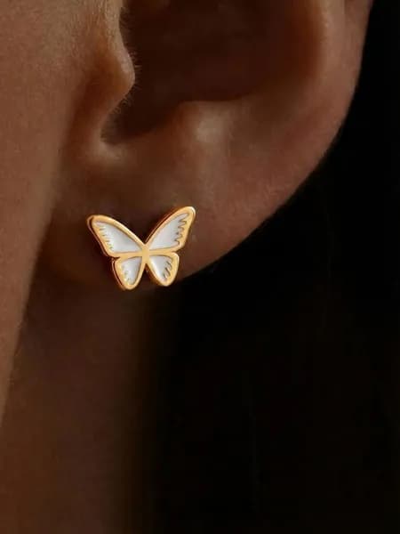 Серьги женские серебро 925 гвоздики ювелирные