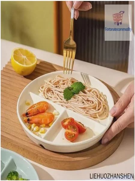 Тарелка 20 см 1 шт кремовый